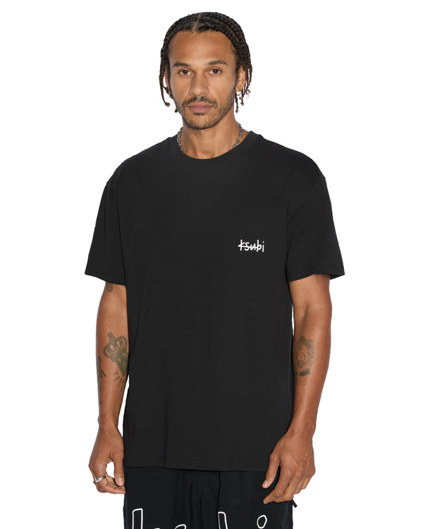 ksubi all day biggie ss tee jet black BLACK