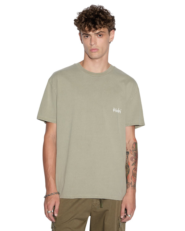 ksubi all day biggie ss tee outback GREEN