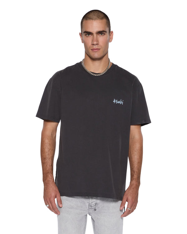 Ksubi Allday Biggie Ss Tee Faded Black BLACK