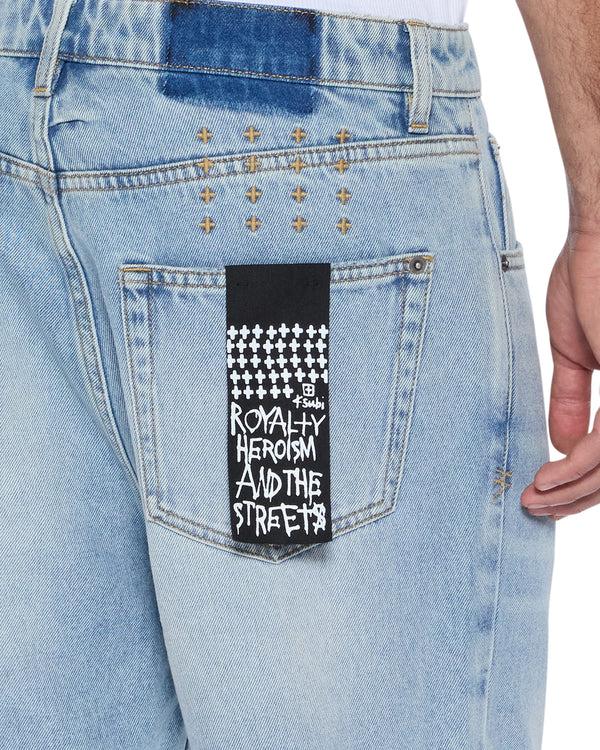 Ksubi Anti K Short Siberia DENIM