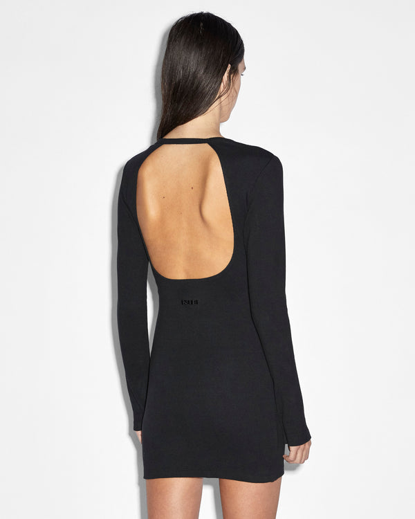 Ksubi Arise Ls Keyhole Dress Black BLACK