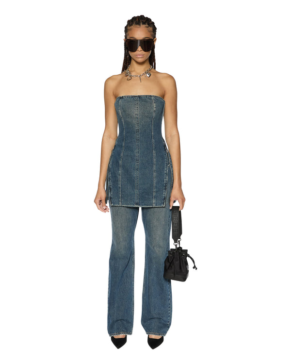 Ksubi Avenue Dress Sandstorm Denim