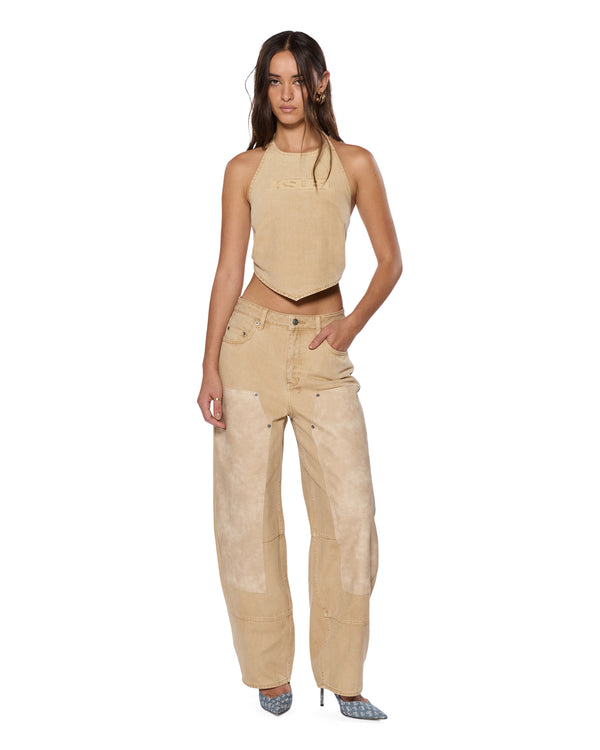 Ksubi Barrel Jean Carpenter Oat Natural