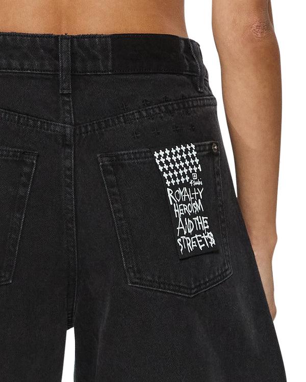 Ksubi Barrel Jean Noir BLACK