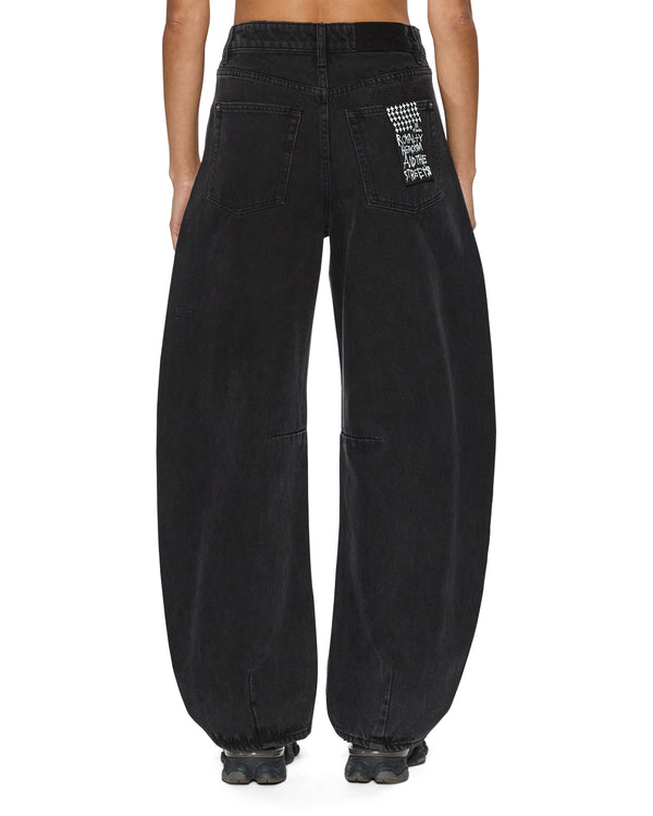 Ksubi Barrel Jean Noir BLACK