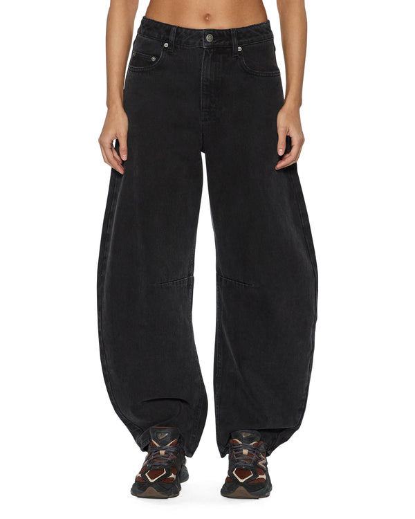 ksubi barrel jean noir BLACK