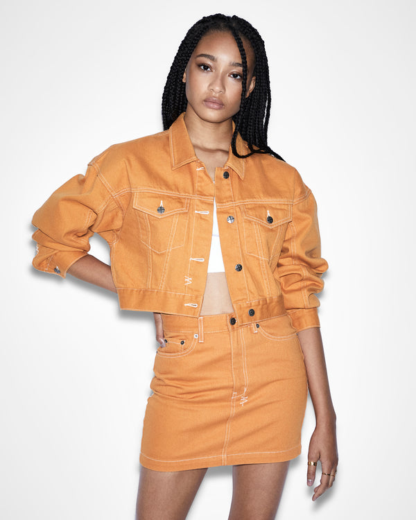 ksubi billie jacket flame ORANGE
