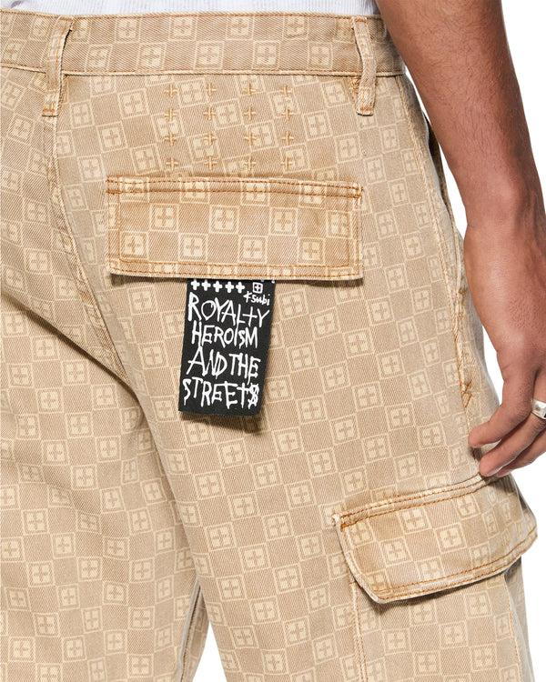 Ksubi Box Fugitive Cargo Pant Tan Tan
