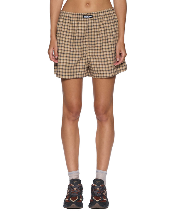 ksubi boxer shorts tan plaid Assorted
