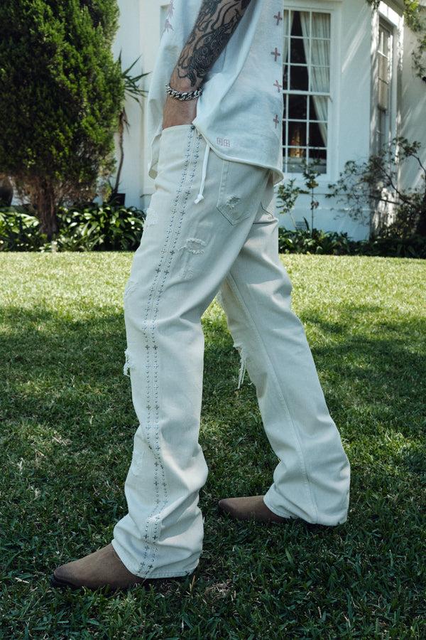 Ksubi Bronko Ivory Trashed IVORY