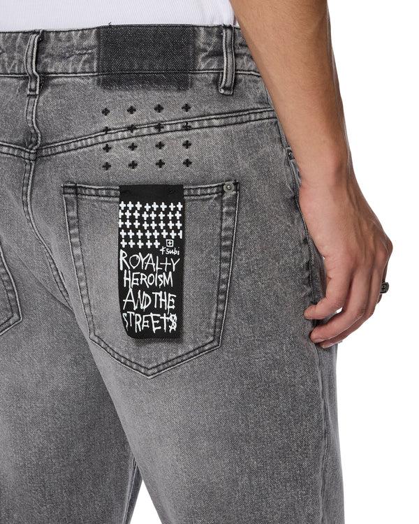 Ksubi Bronko Smoke Trashed GREY