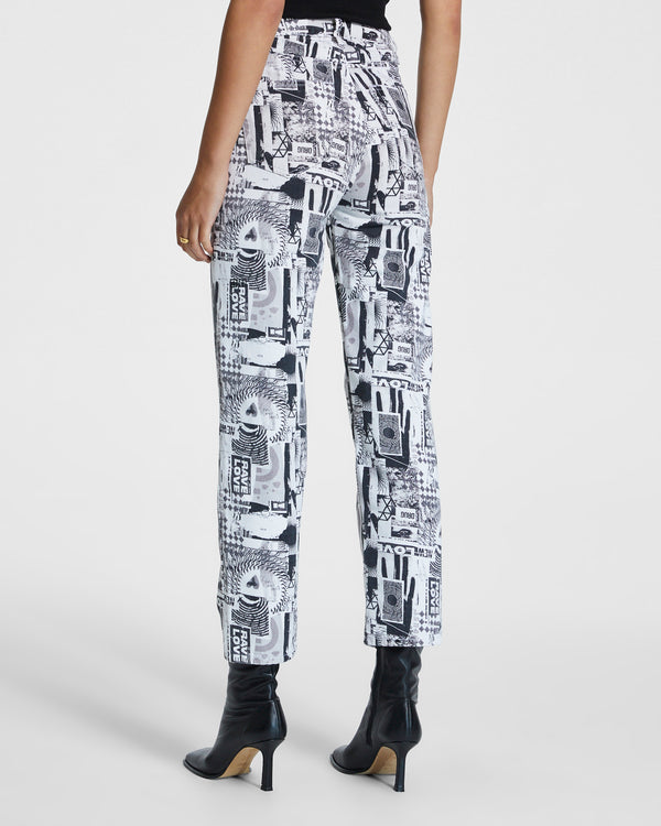 Ksubi Brooklyn Jean Pure Love B&w MULTI COLOUR