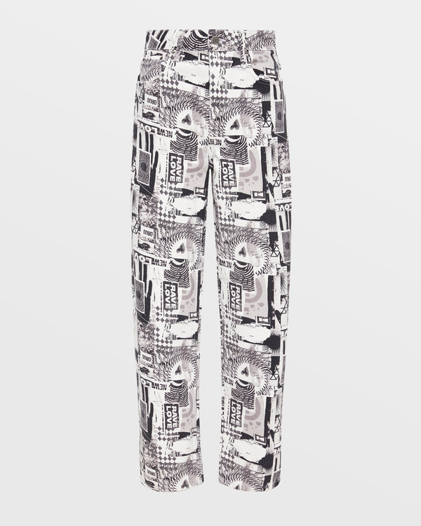 Ksubi Brooklyn Jean Pure Love B&w MULTI COLOUR