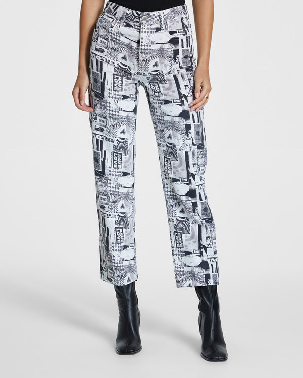 ksubi brooklyn jean pure love b&w MULTI COLOUR