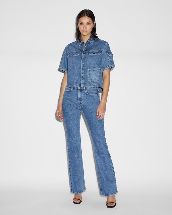 Ksubi Cargo Ss Shirt Heritage DENIM