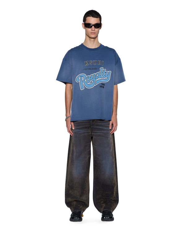 Ksubi Champions Ekcess Ss Tee Ink Fade DARK BLUE