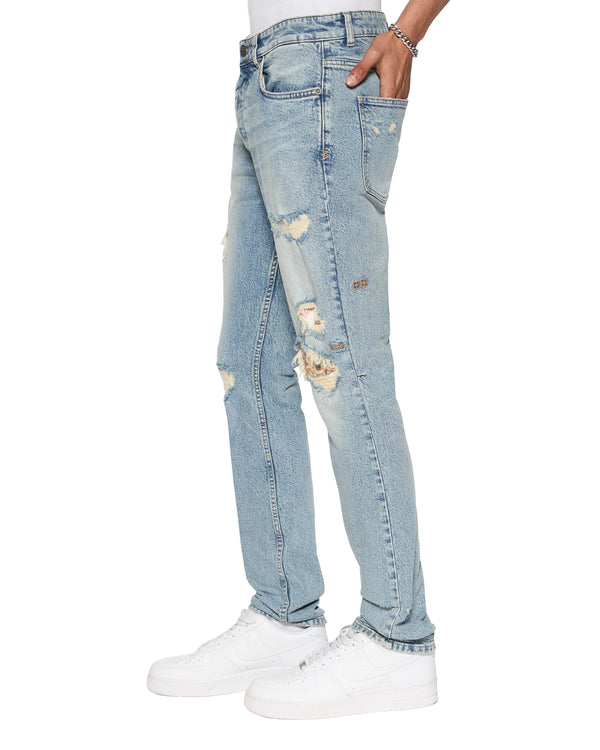 Ksubi Chitch Champagne Destroy Sketch Denim