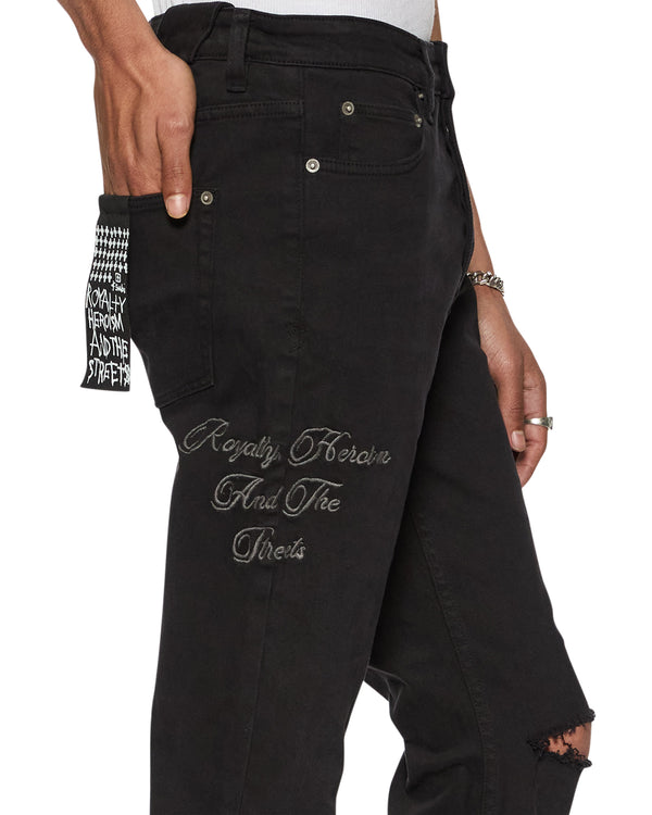 Ksubi Chitch Ghosted Lock Up Black