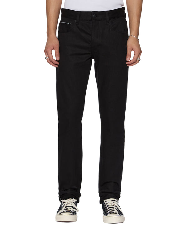 ksubi chitch selvedge raw black Black
