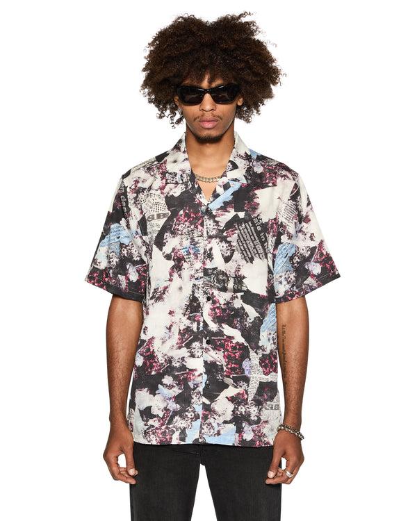 Ksubi Chop Up Resort Ss Shirt Multi MULTI COLOUR
