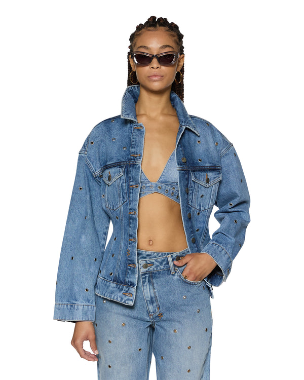 Ksubi Cinched Jacket Chroma Denim