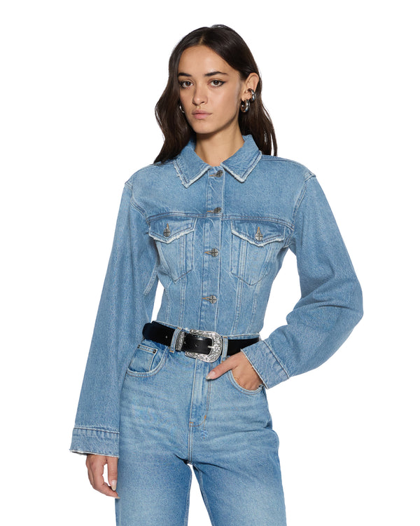 ksubi cinched jacket crop tru vintage DENIM