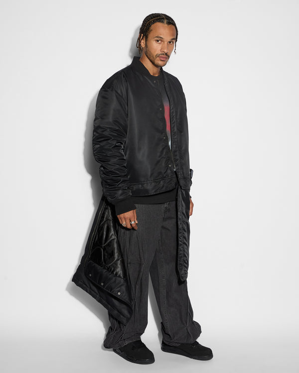 ksubi cosy boy jacket black Black