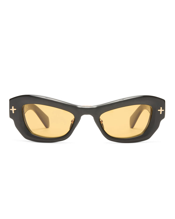 Ksubi Cypher Sunglasses Black Gold