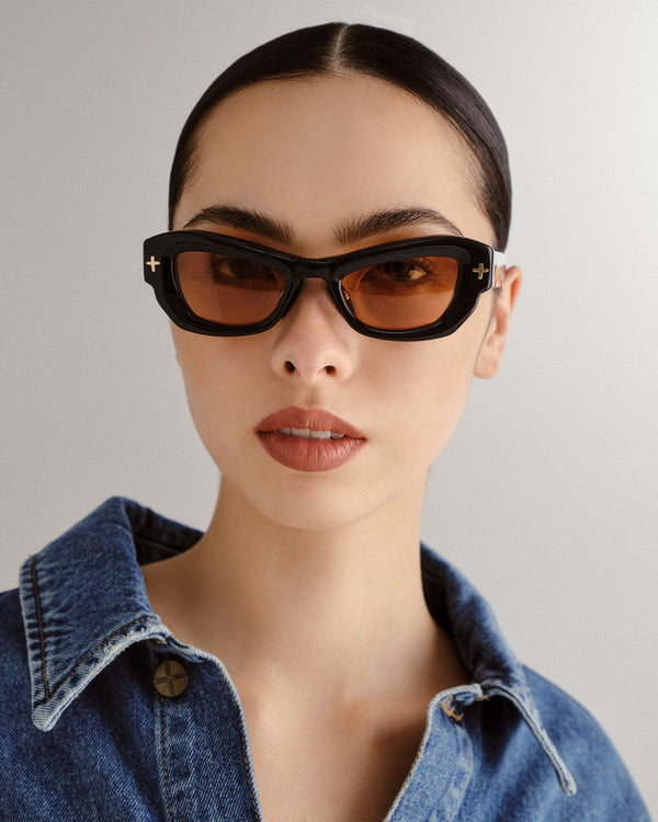 Ksubi Cypher Sunglasses Black Gold