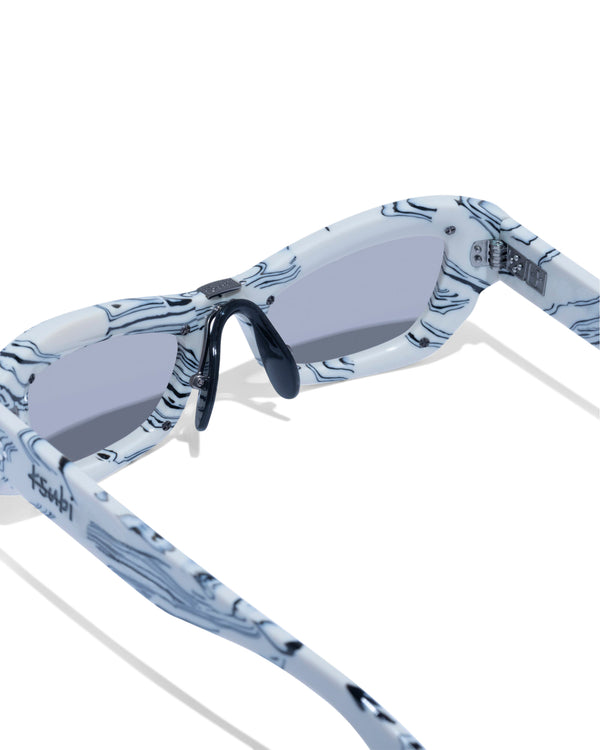 Ksubi Cypher Sunglasses White Marble