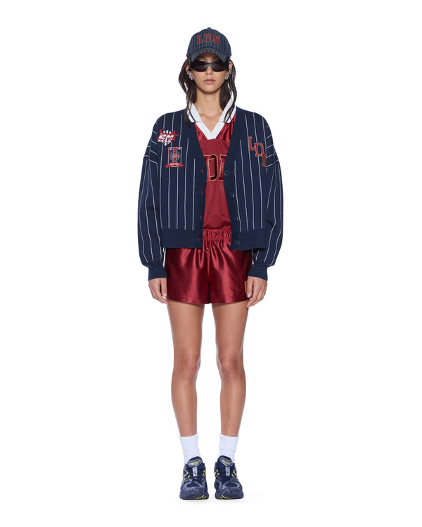 Ksubi Dean Cardigan Navy Pinstripe NAVY