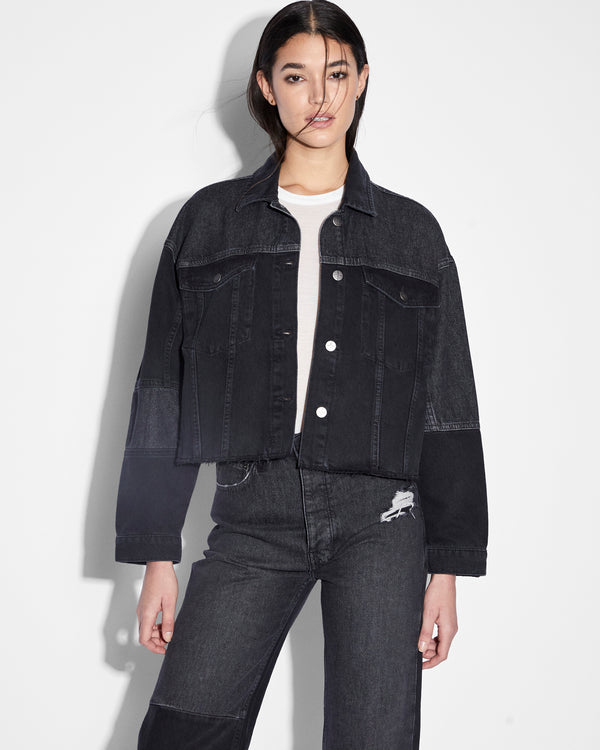 ksubi destiny jacket noir BLACK