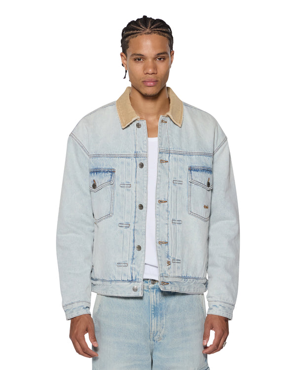 Ksubi Doubledown Jacket Frost Blue DENIM