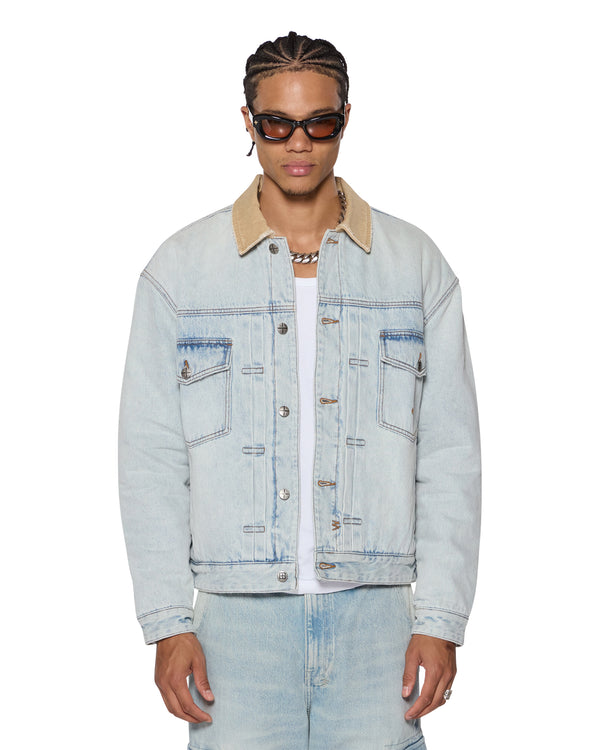 ksubi doubledown jacket frost blue DENIM