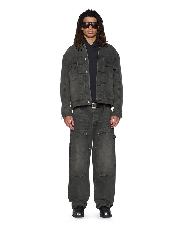 Ksubi Doubledown Jacket Mekanik Grey WASHED GREY