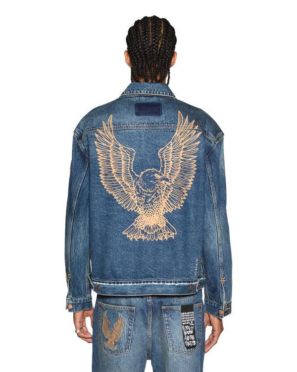 ksubi doubledown oh g jacket antique kraft Denim