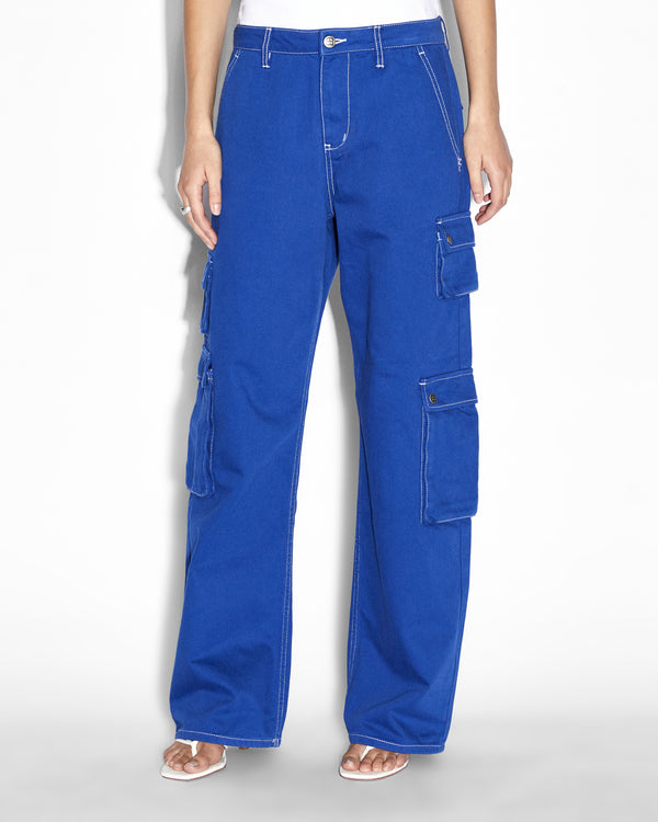ksubi drill cargo cobalt BLUE