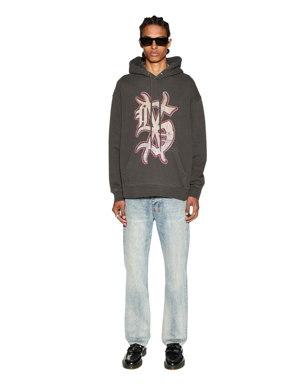 Ksubi Dug Out Biggie Hoodie Faded Black BLACK