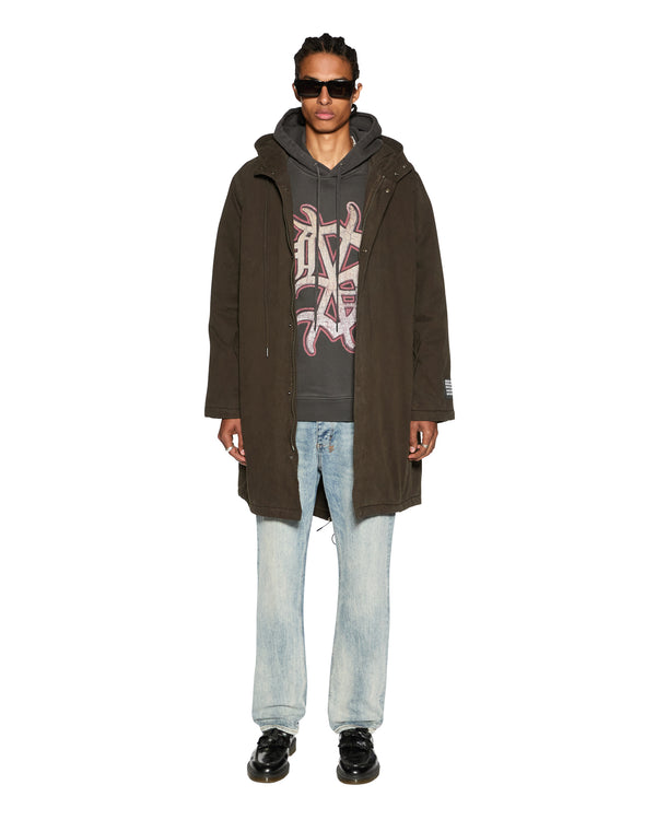 Ksubi Dug Out Biggie Hoodie Faded Black BLACK