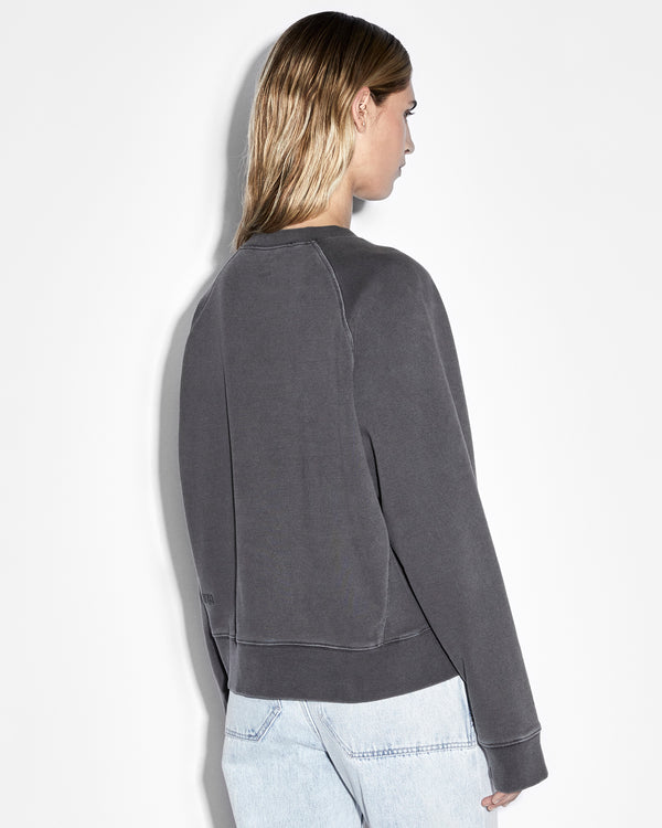 Ksubi Feels Good Raglan Crew Charcoal GREY