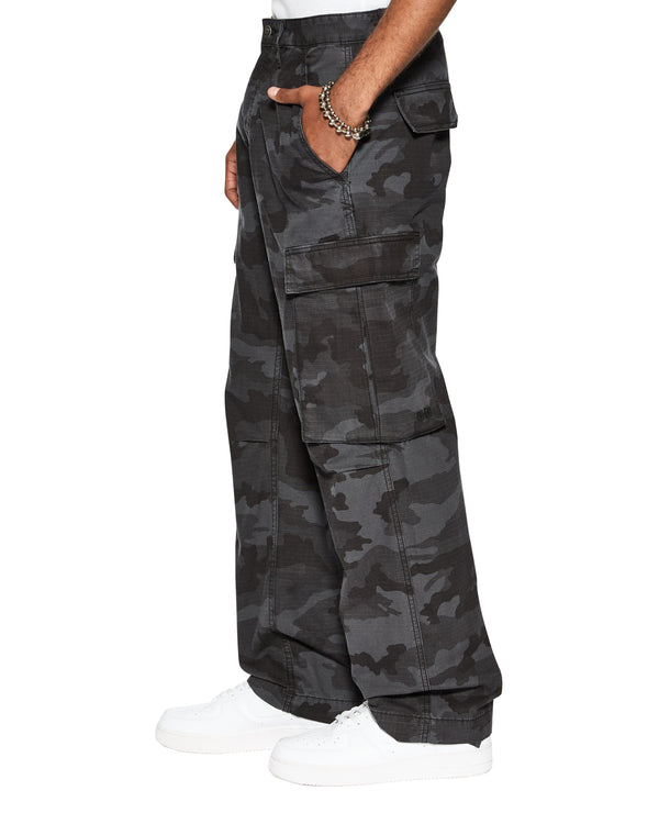 Ksubi Fugitive Cargo Black Camo BLACK