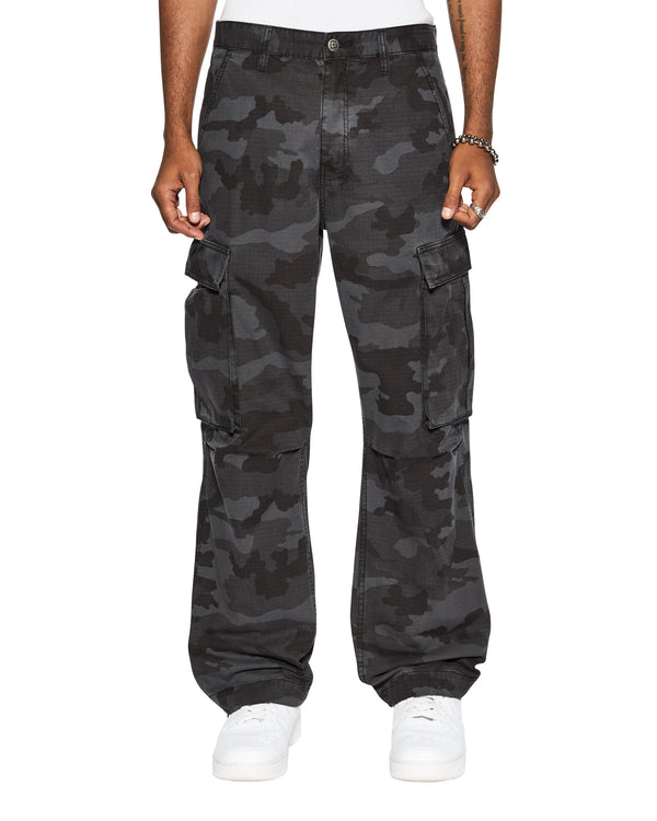 ksubi fugitive cargo black camo BLACK