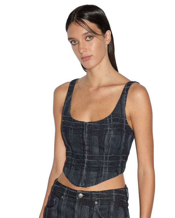 ksubi gigi bustier skool DENIM