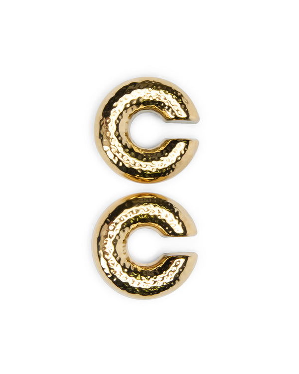 ksubi gold ripple ear cuff