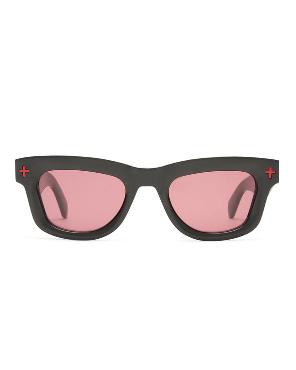 Ksubi Goodsen Sunglasses Black Red