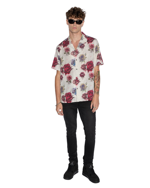 Ksubi Graff Rose Resort Ss Shirt Multi Assorted