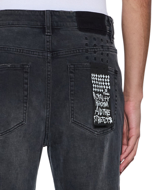 Ksubi Hazlow 3rd Degree Black CHARCOAL