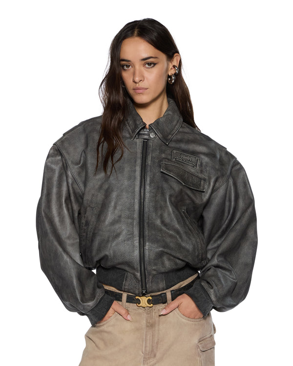 ksubi highway bomber vintage black BLACK