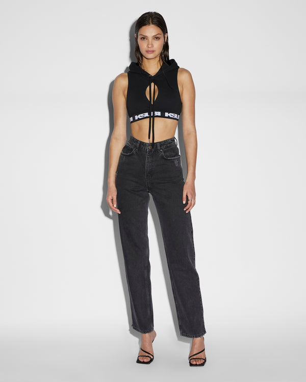 Ksubi Incubus Hoodie Tank Black BLACK