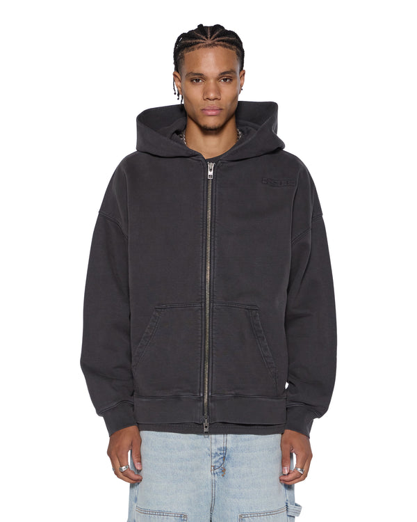 ksubi intruder ekcess hoodie faded black Black